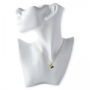 Pillangó rúd kő medál nyaklánc 45 5 cm