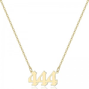 Arany 444 Guardian Necklace Numerology Jewelry